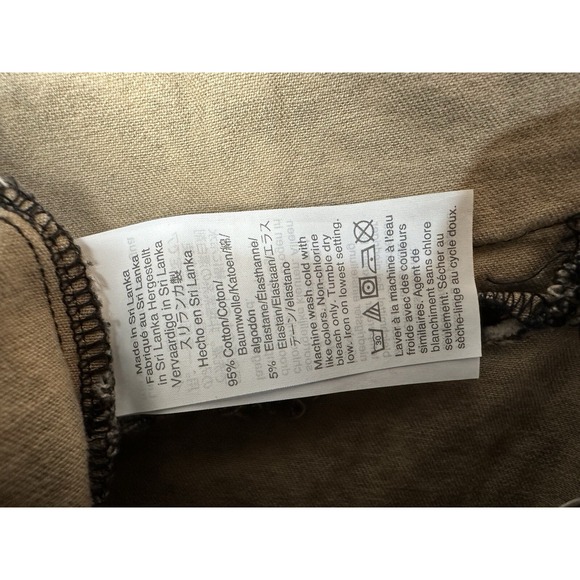 J.Crew Winnie Pants Womens 4 Leopard Print Stretch Cotton Side Zip Cropped - Picture 3 of 8